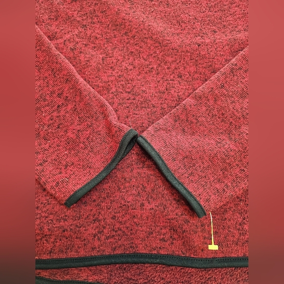 Urban Pipeline Red Black 1/4 Zip Fleece Pullover Men’s Size Small - Picture 2 of 10